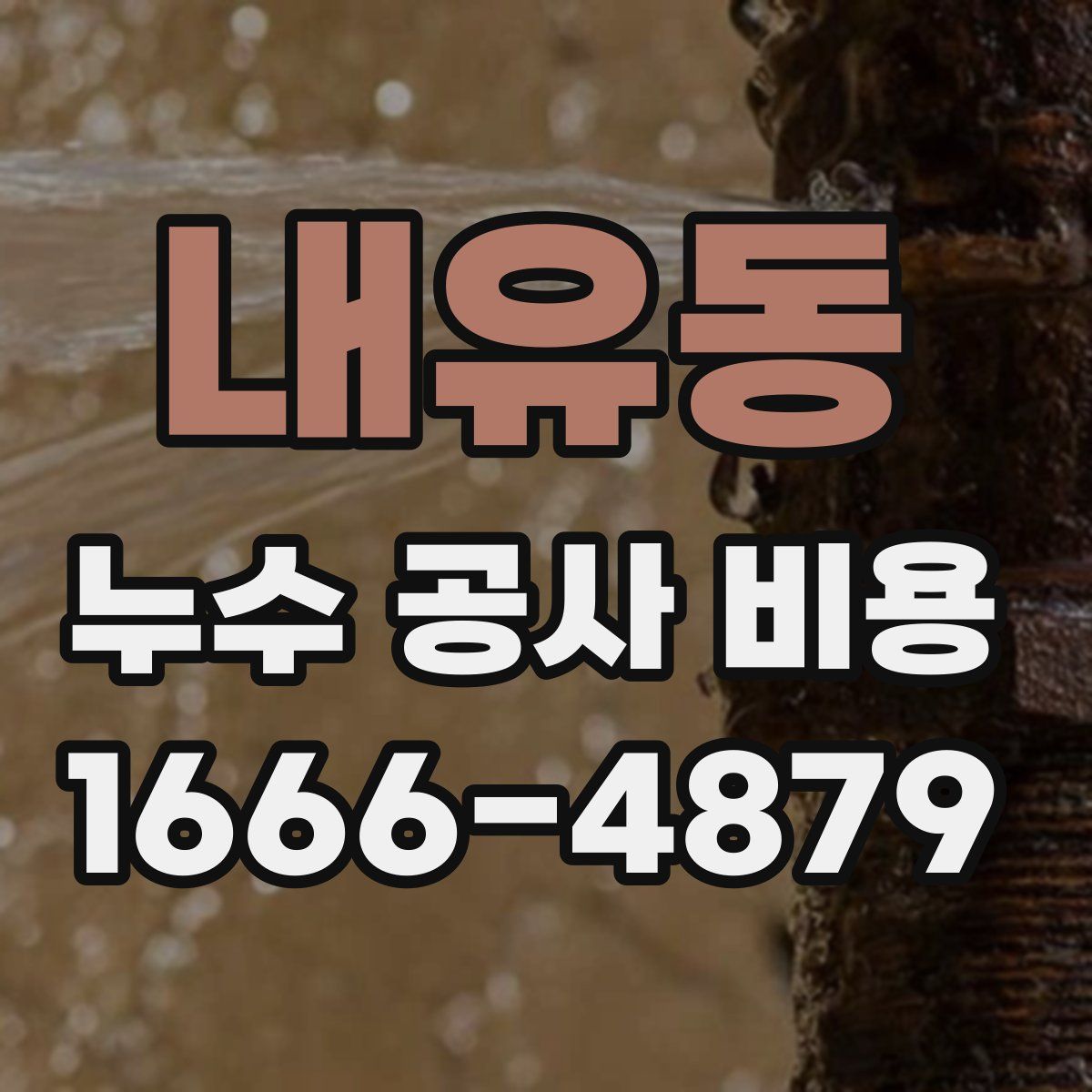 내유동 누수 공사 비용