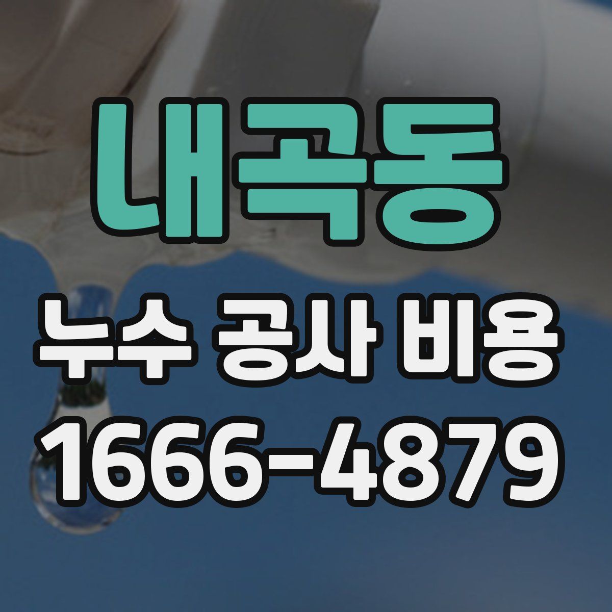 내곡동 누수 공사 비용