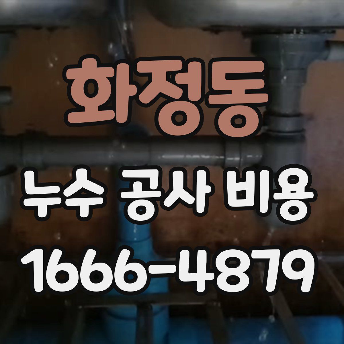 화정동 누수 공사 비용