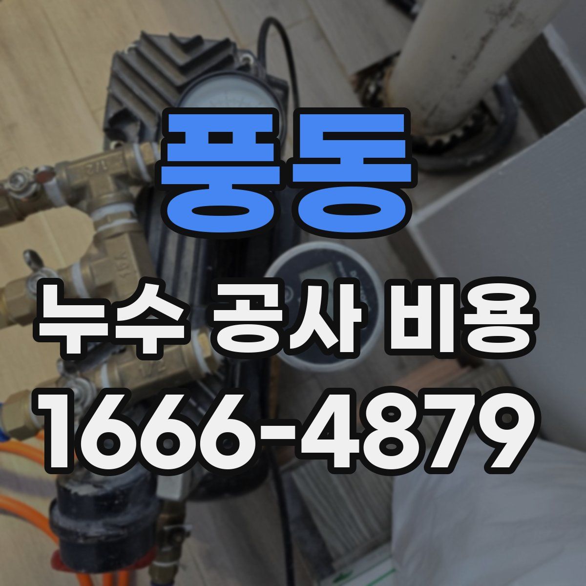 풍동 누수 공사 비용