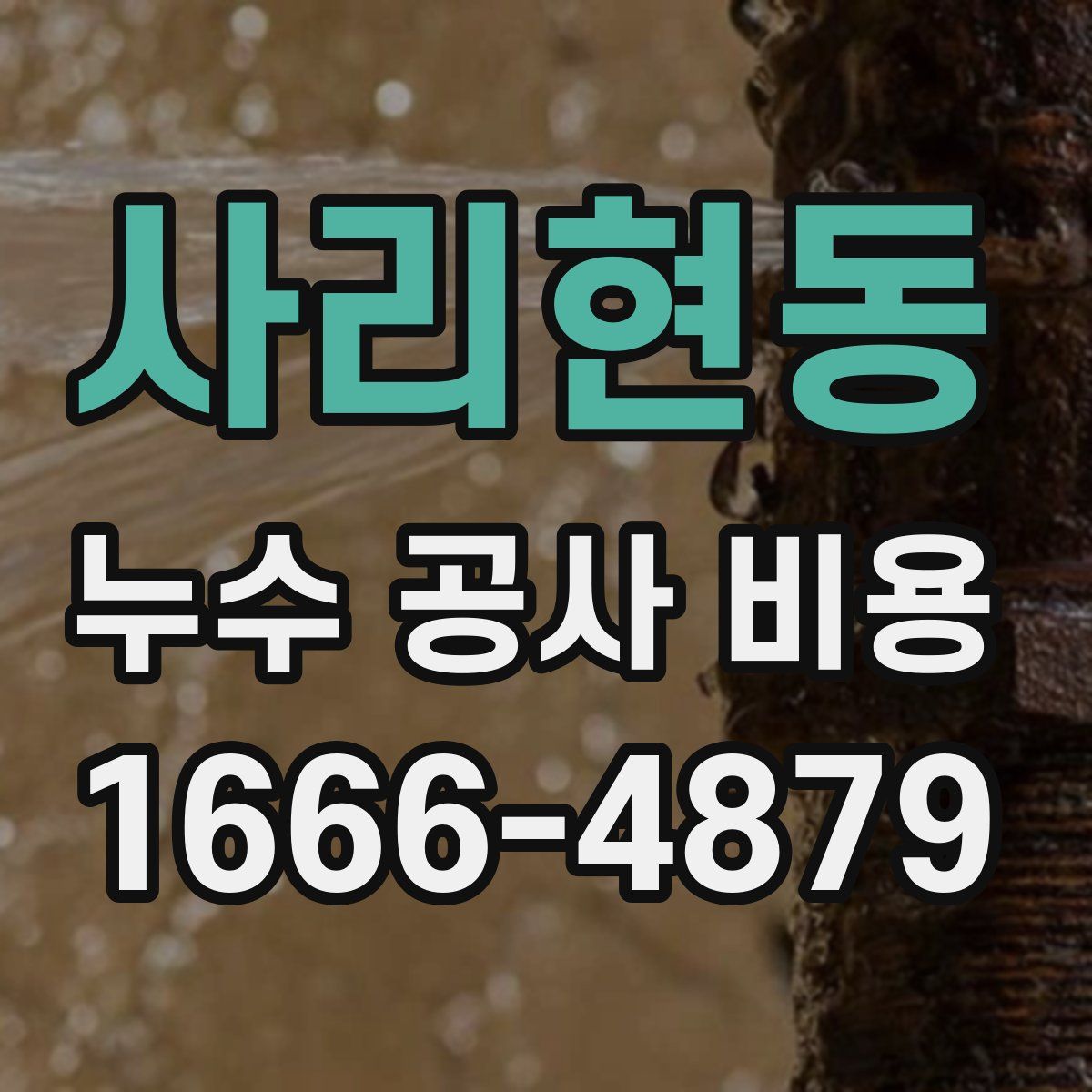 사리현동 누수 공사 비용