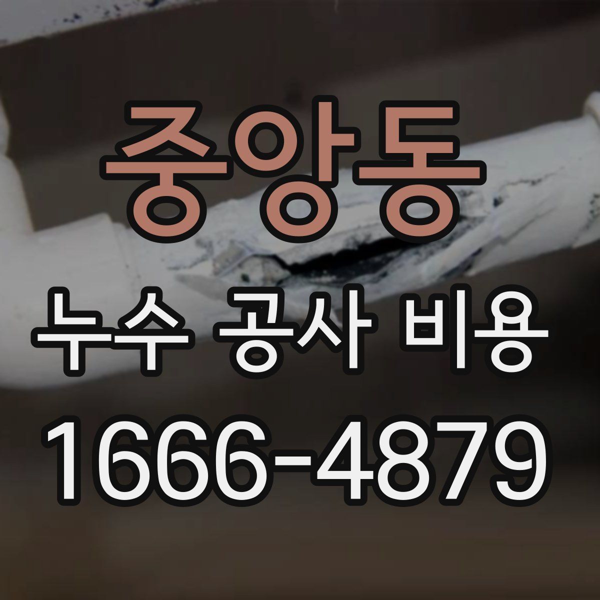 중앙동 누수 공사 비용