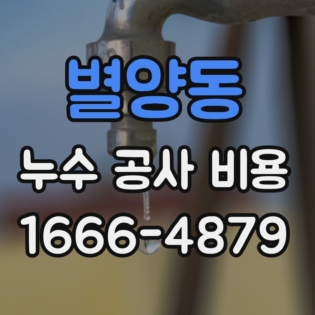 별양동 누수 공사 비용