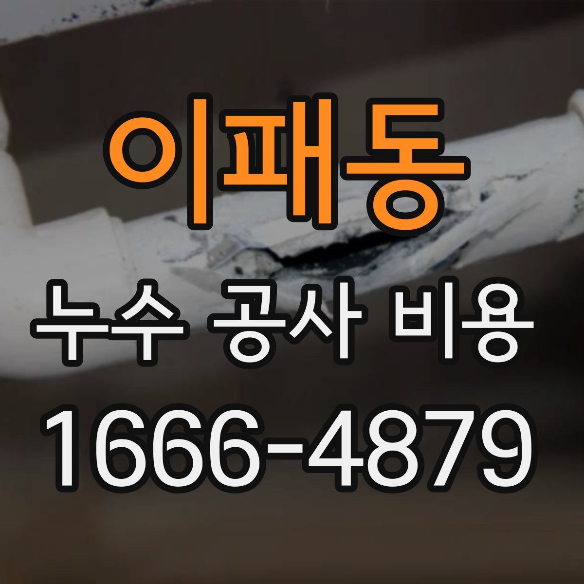 이패동 누수 공사 비용