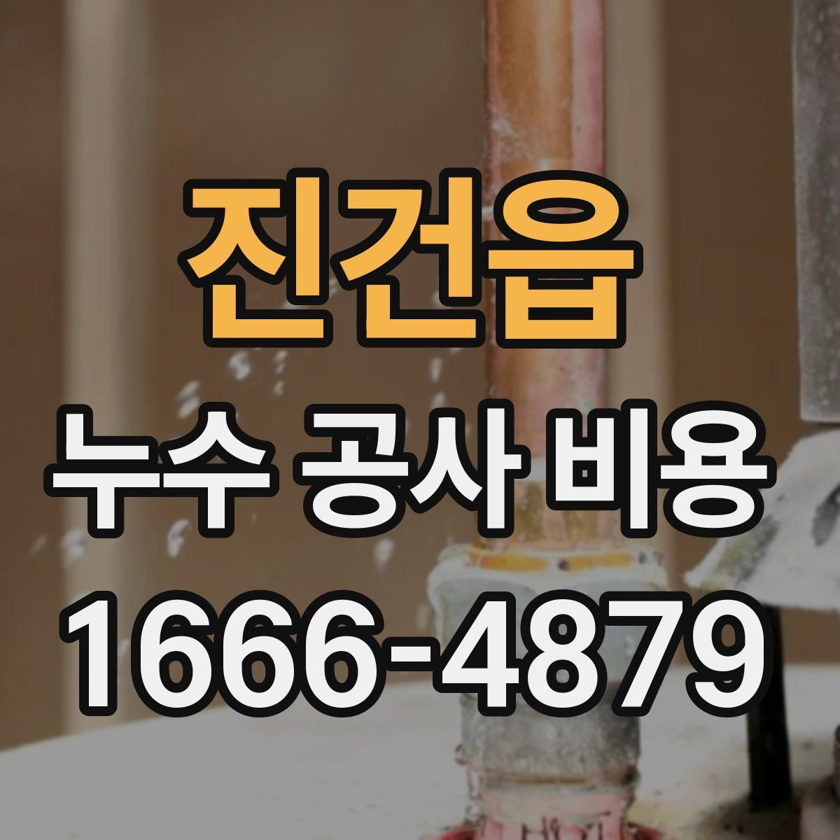 진건읍 누수 공사 비용