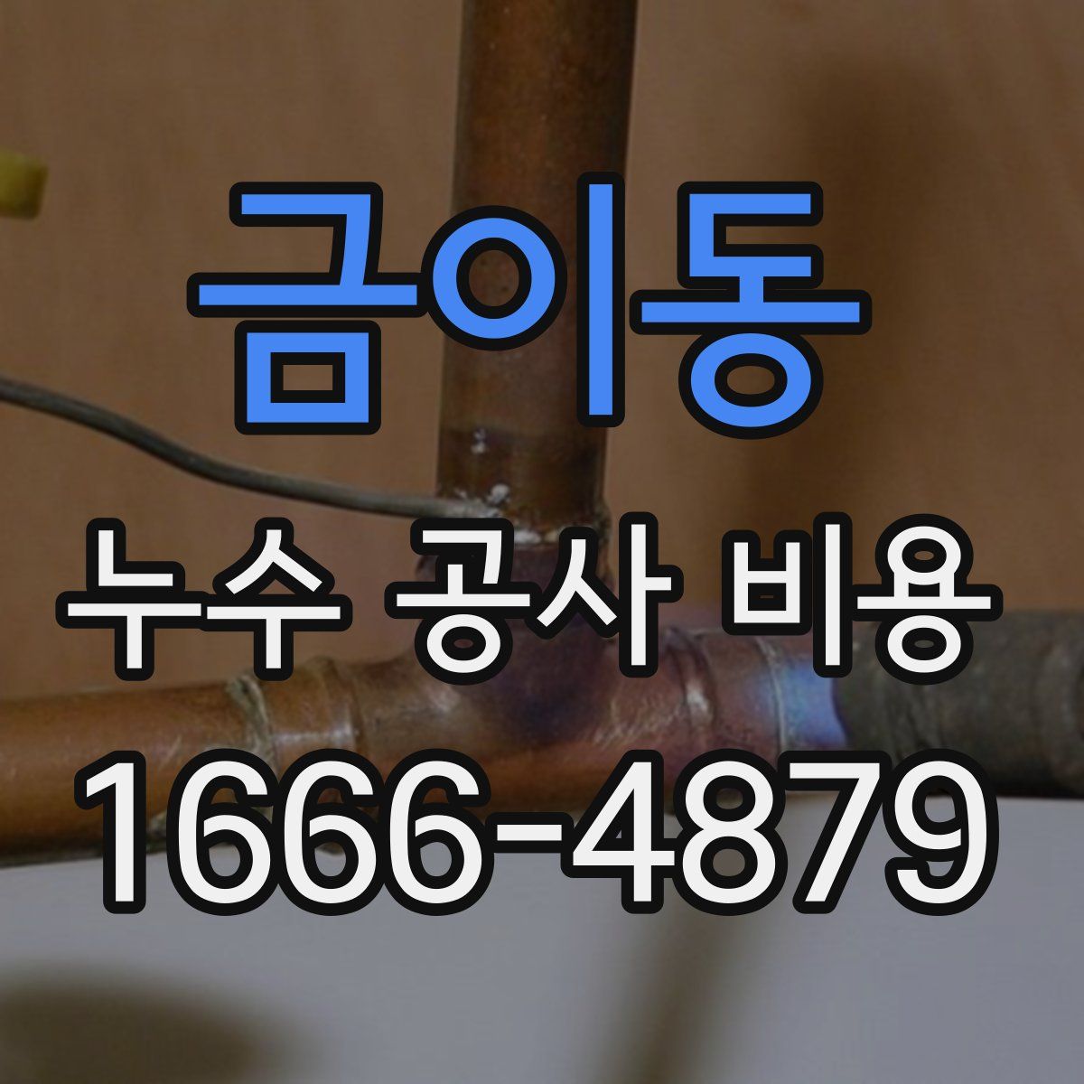 금이동 누수 공사 비용