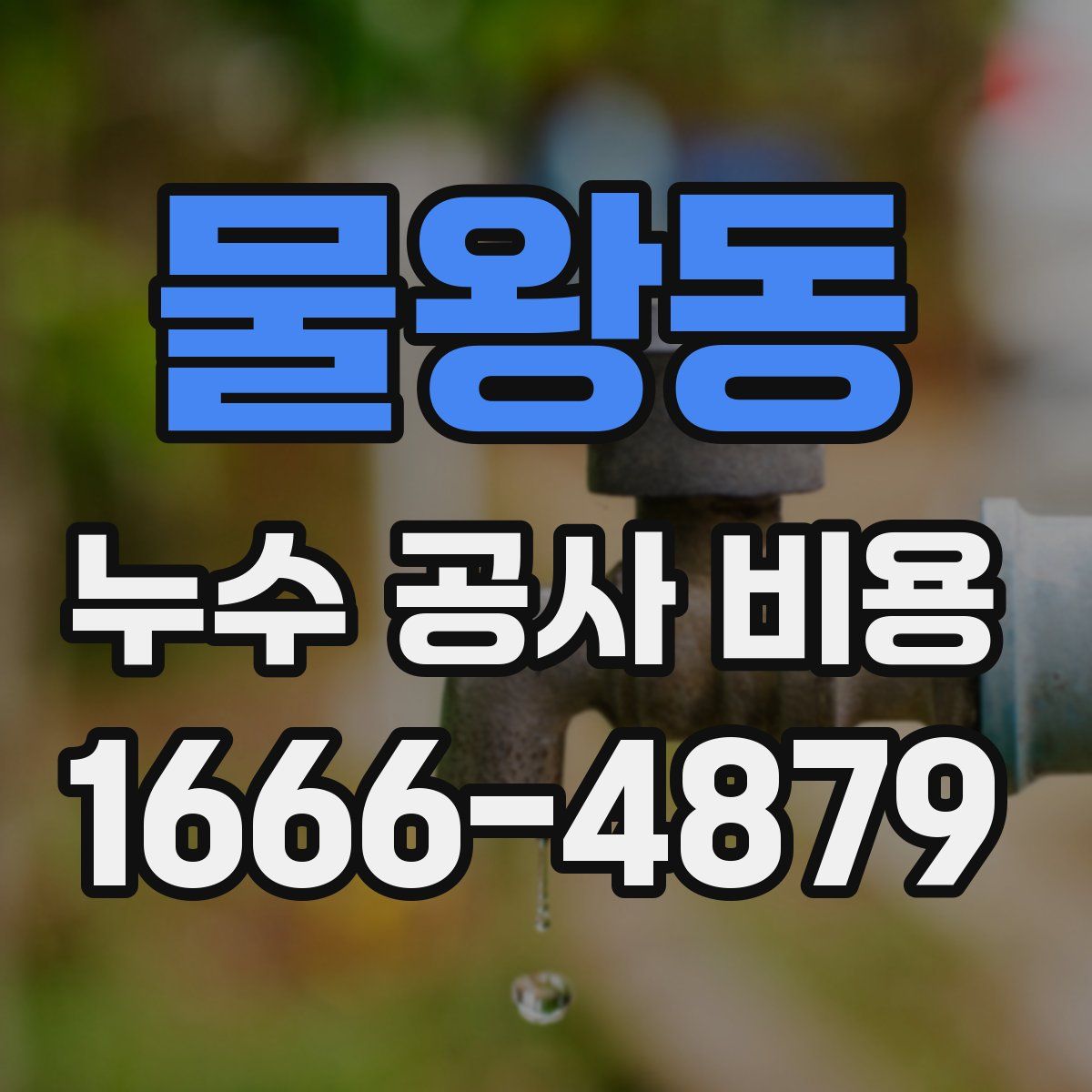 물왕동 누수 공사 비용