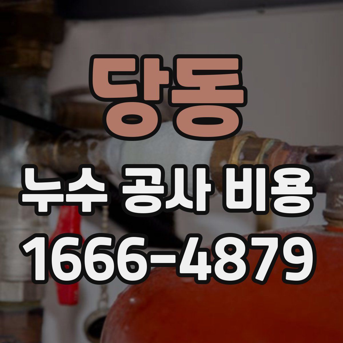 당동 누수 공사 비용