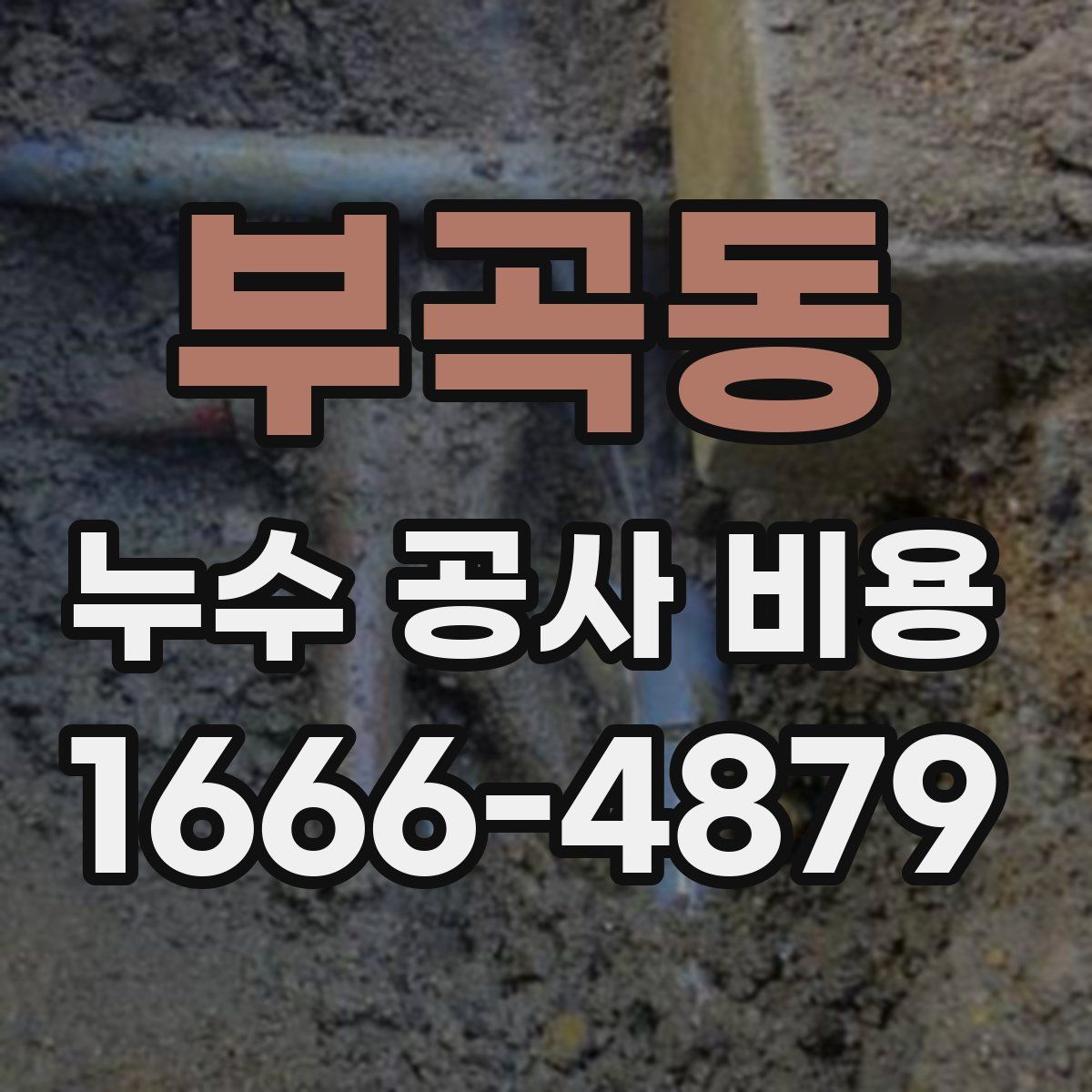부곡동 누수 공사 비용