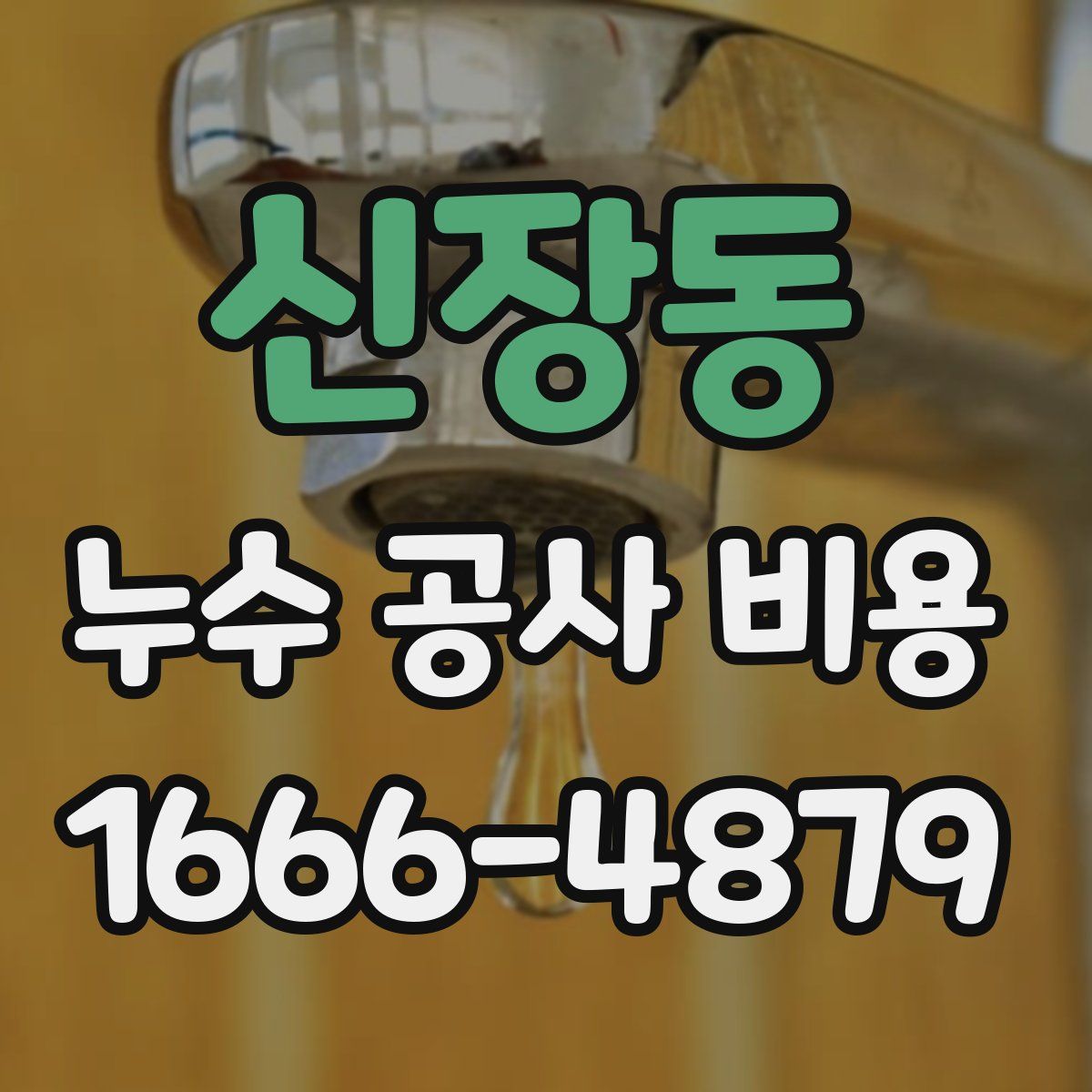 신장동 누수 공사 비용