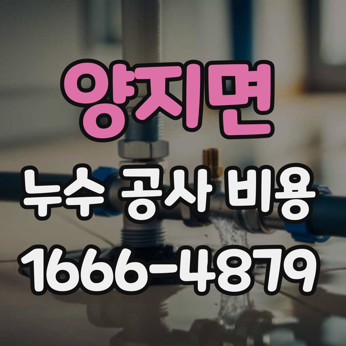 양지면 누수 공사 비용