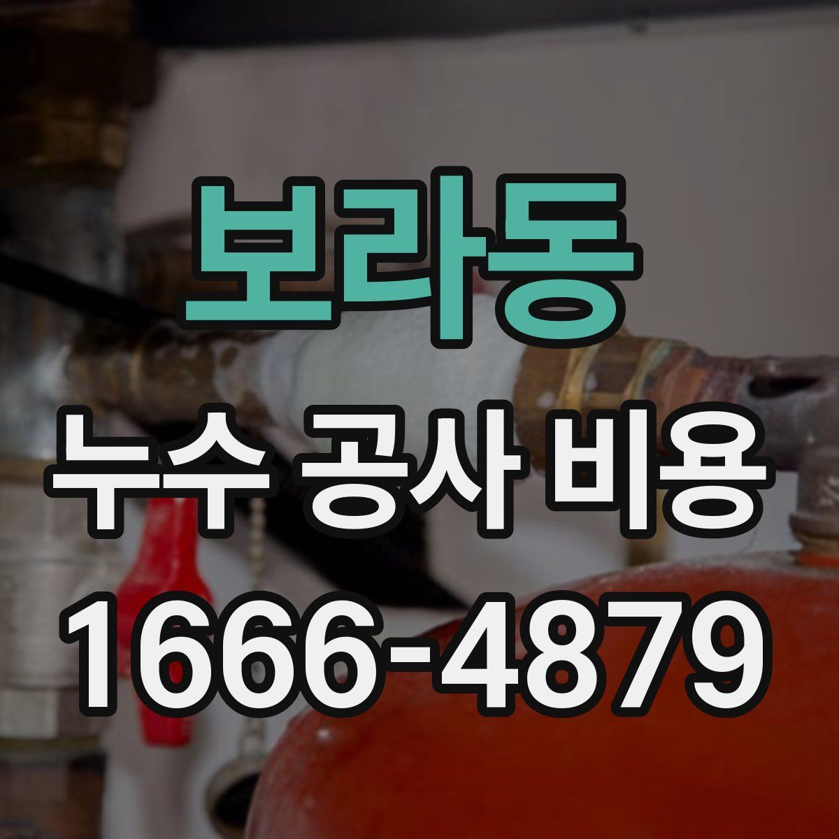 보라동 누수 공사 비용