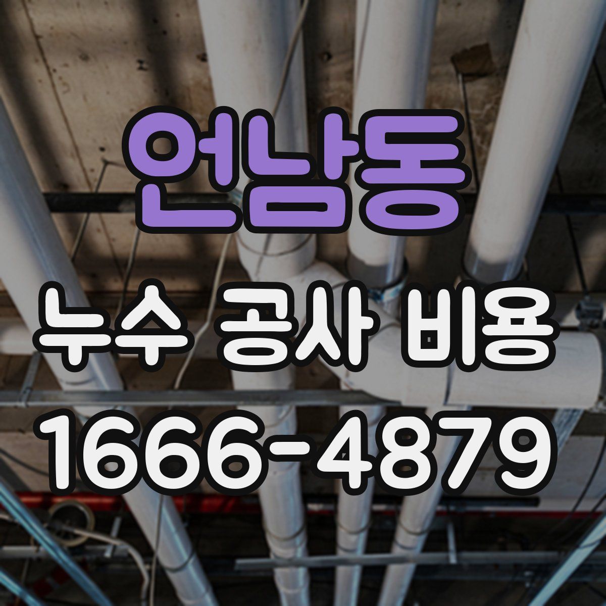 언남동 누수 공사 비용