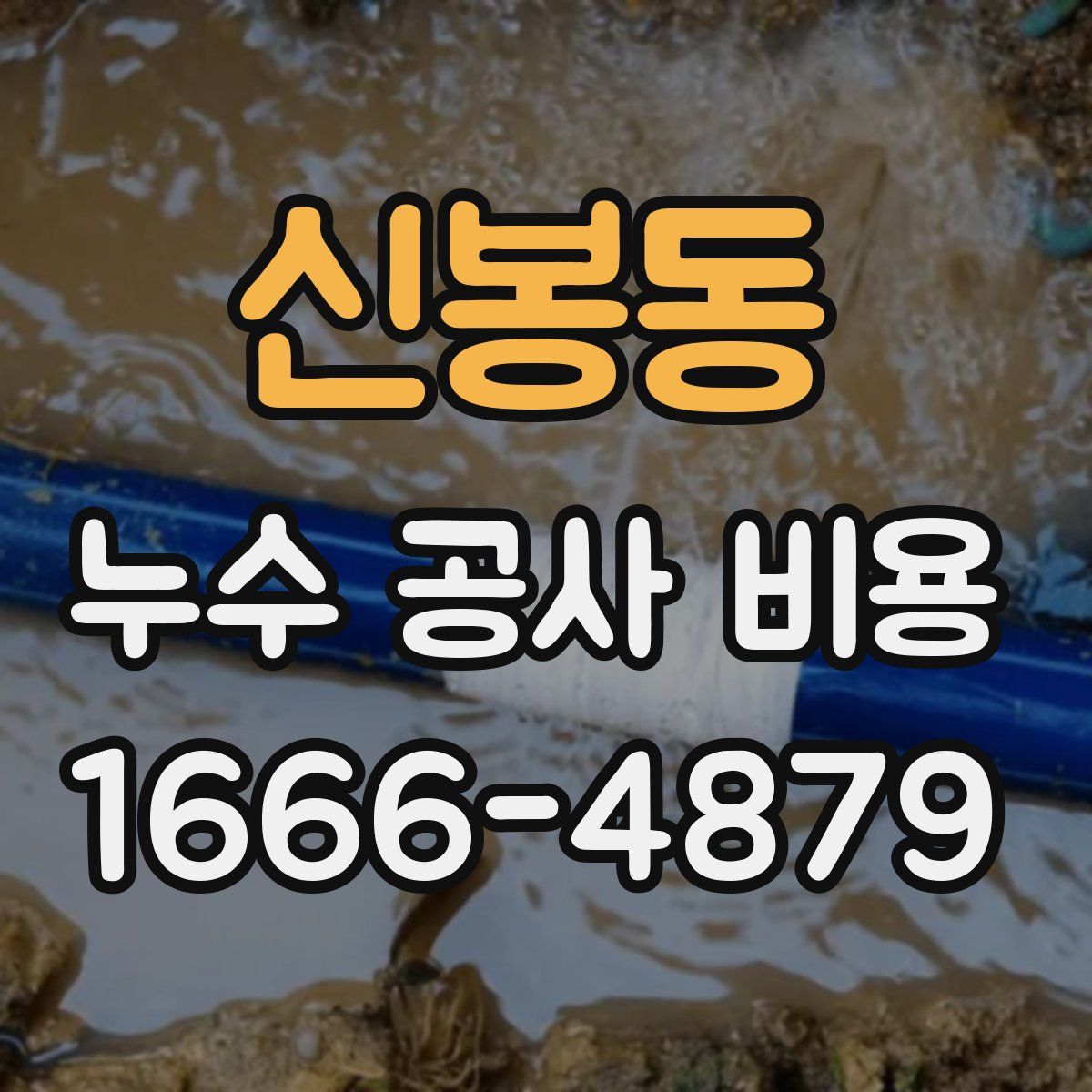 신봉동 누수 공사 비용