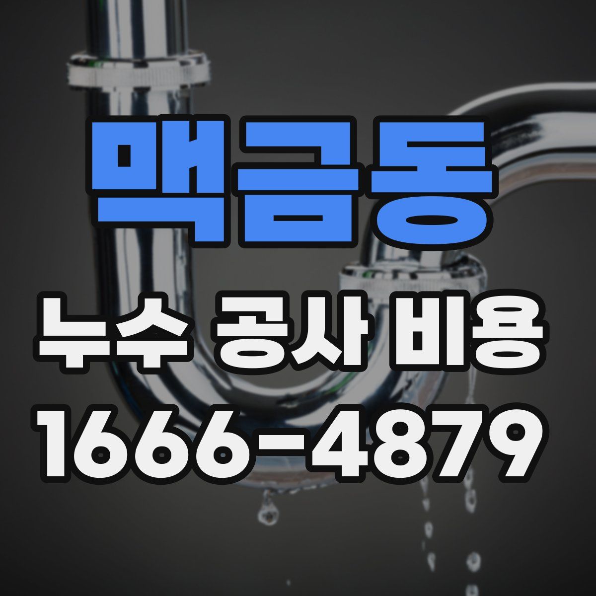 맥금동 누수 공사 비용