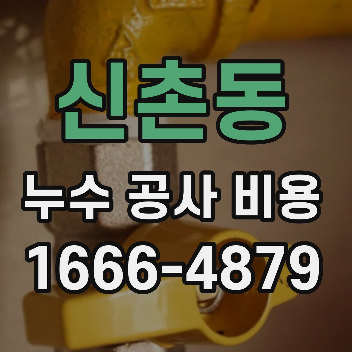 신촌동 누수 공사 비용