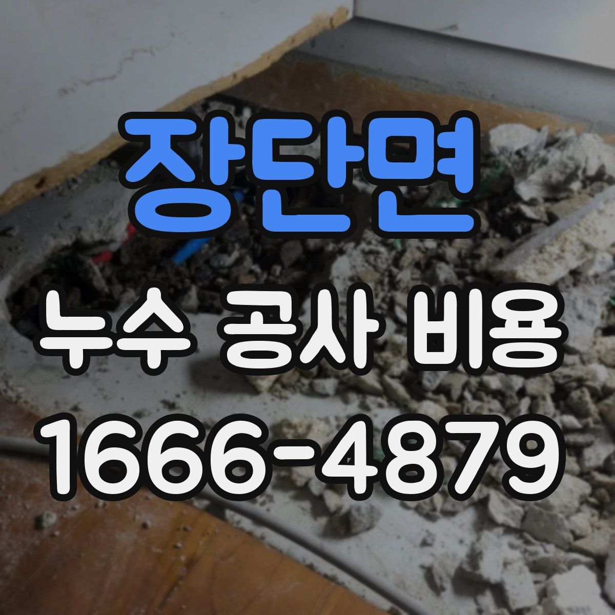 장단면 누수 공사 비용