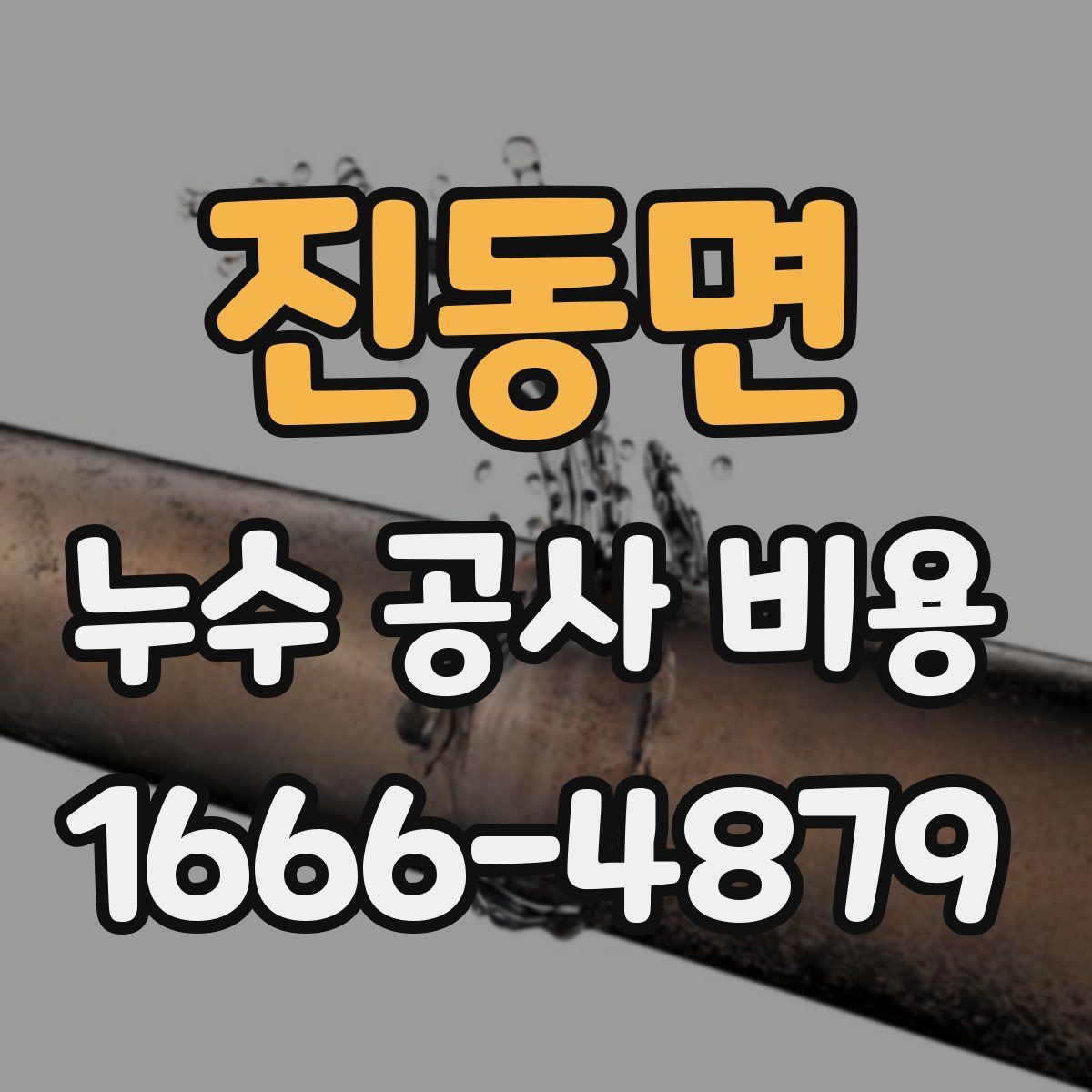 진동면 누수 공사 비용