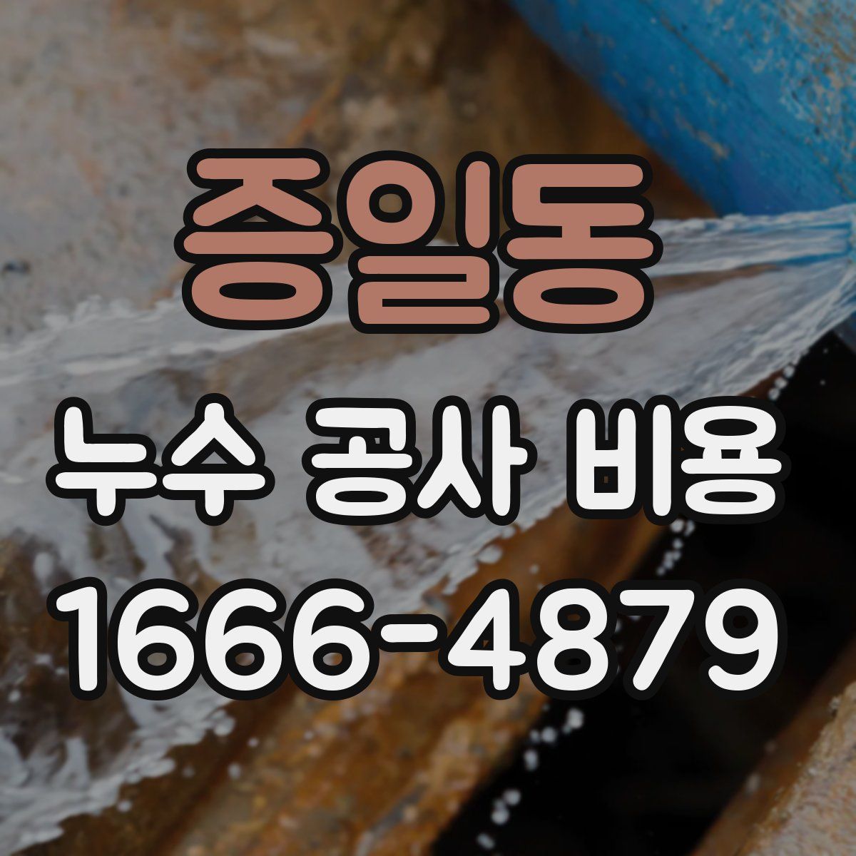 증일동 누수 공사 비용