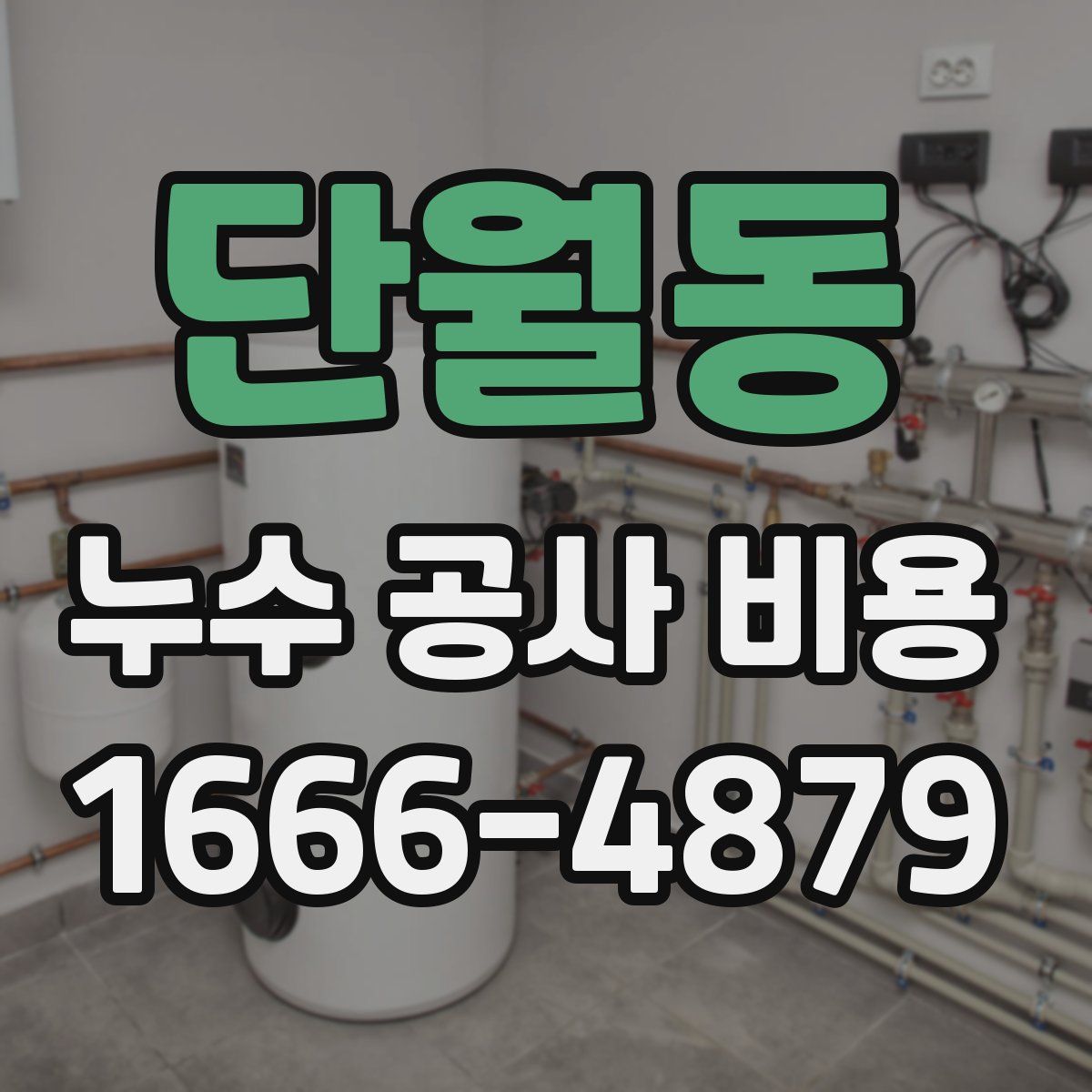 단월동 누수 공사 비용