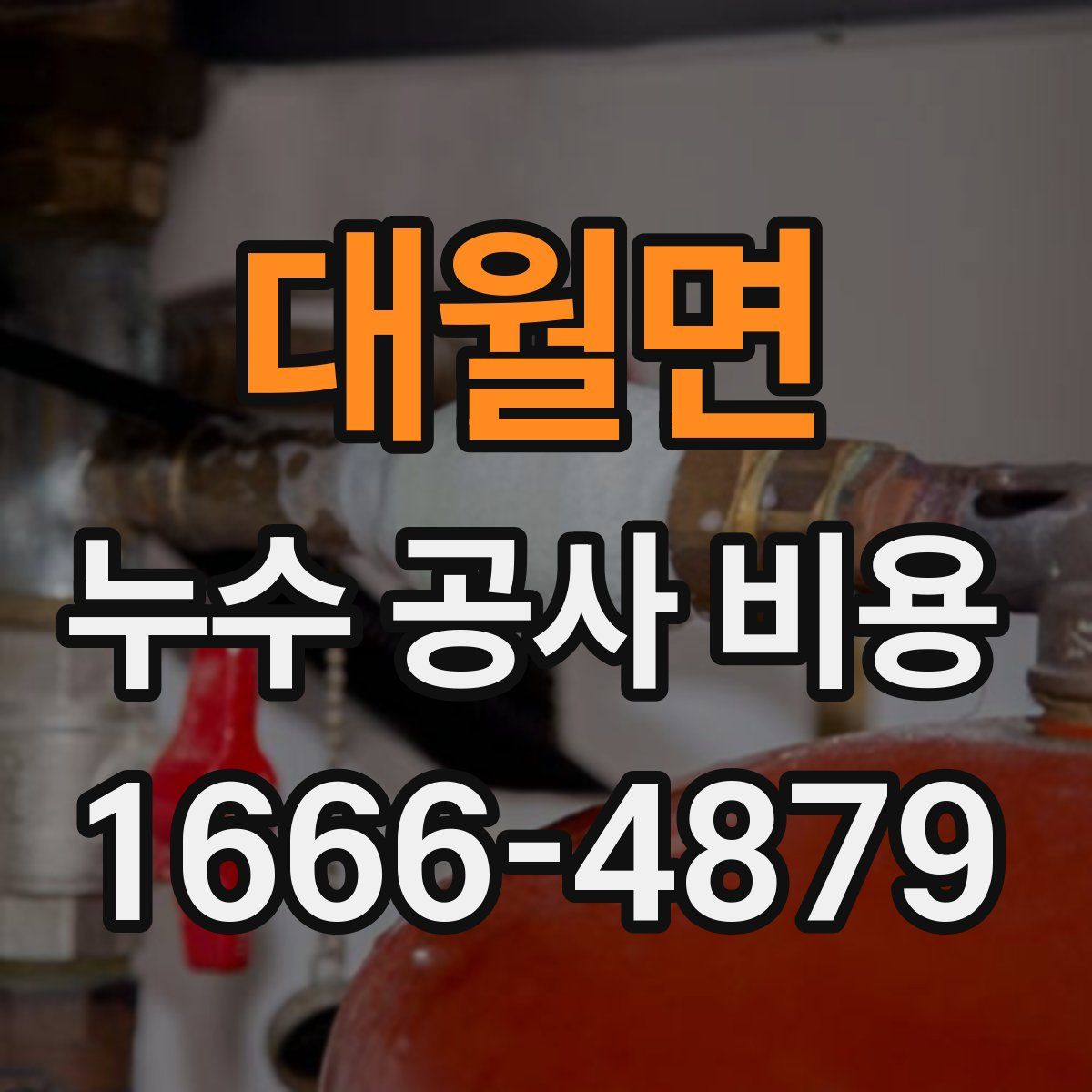 대월면 누수 공사 비용