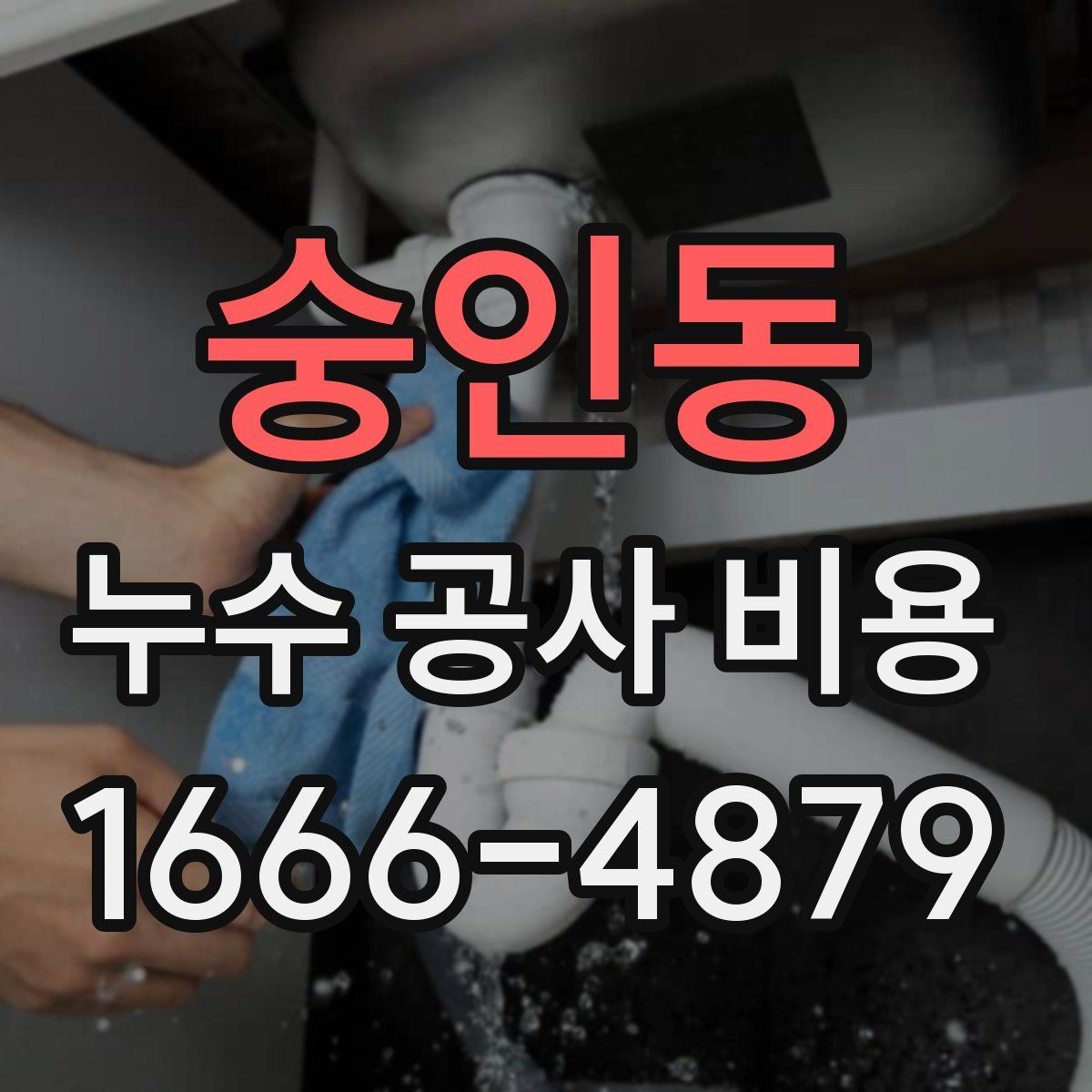 숭인동 누수 공사 비용