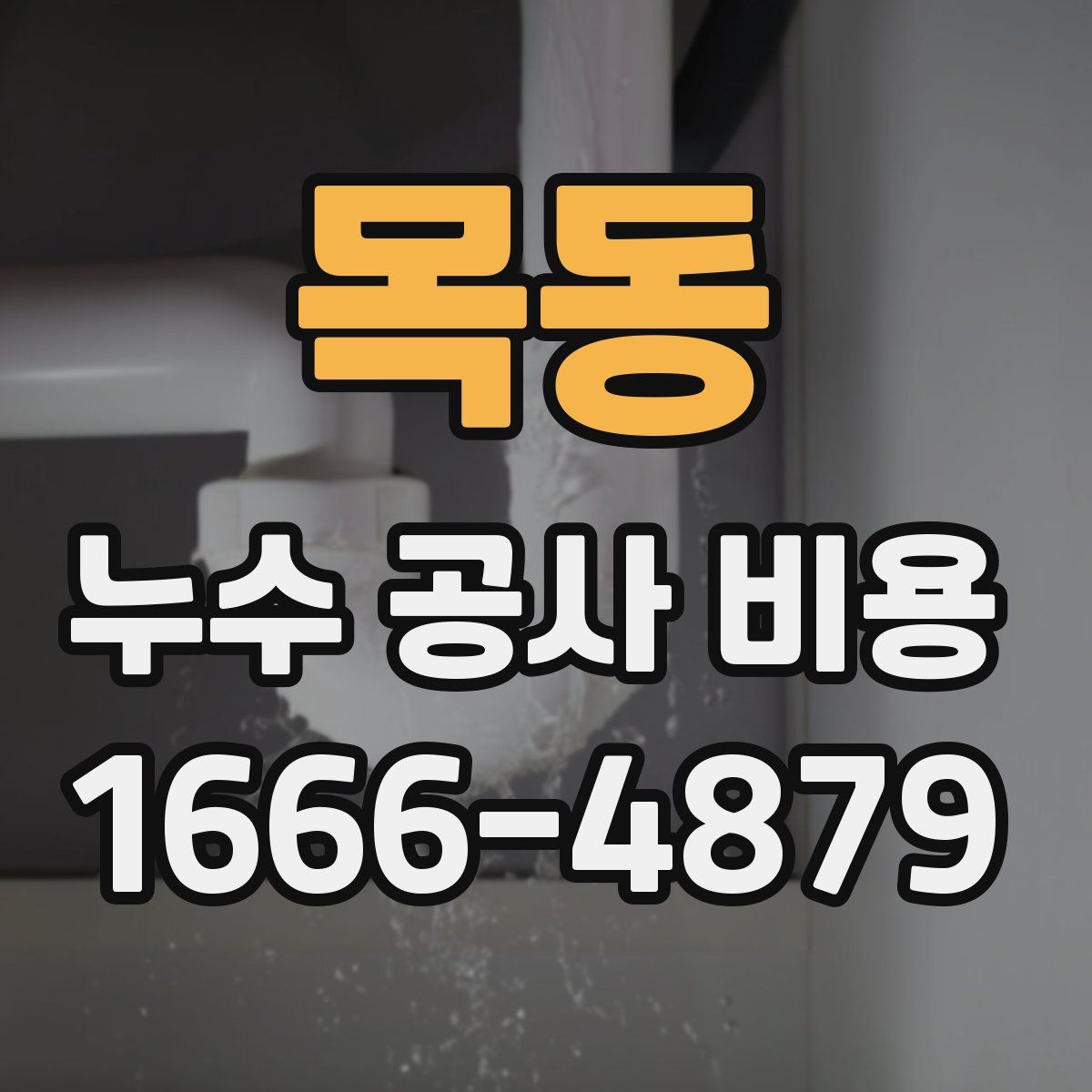 목동 누수 공사 비용