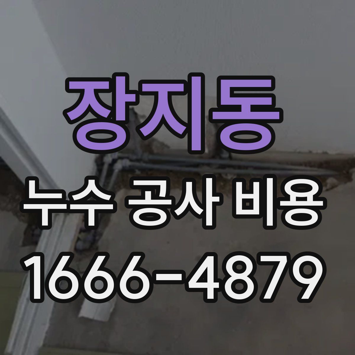 장지동 누수 공사 비용