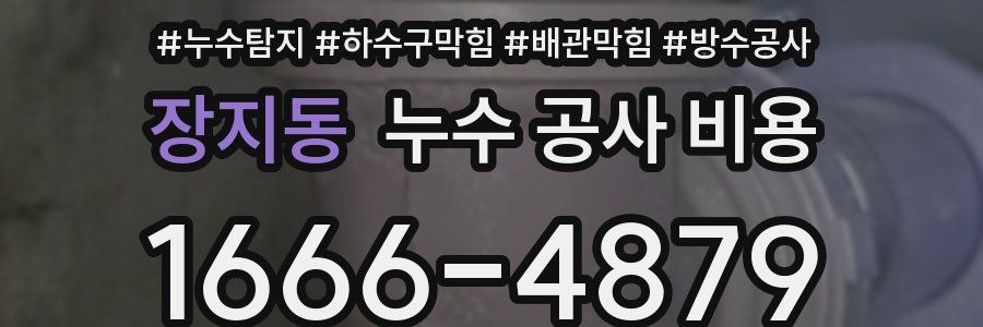 장지동 누수 공사 비용