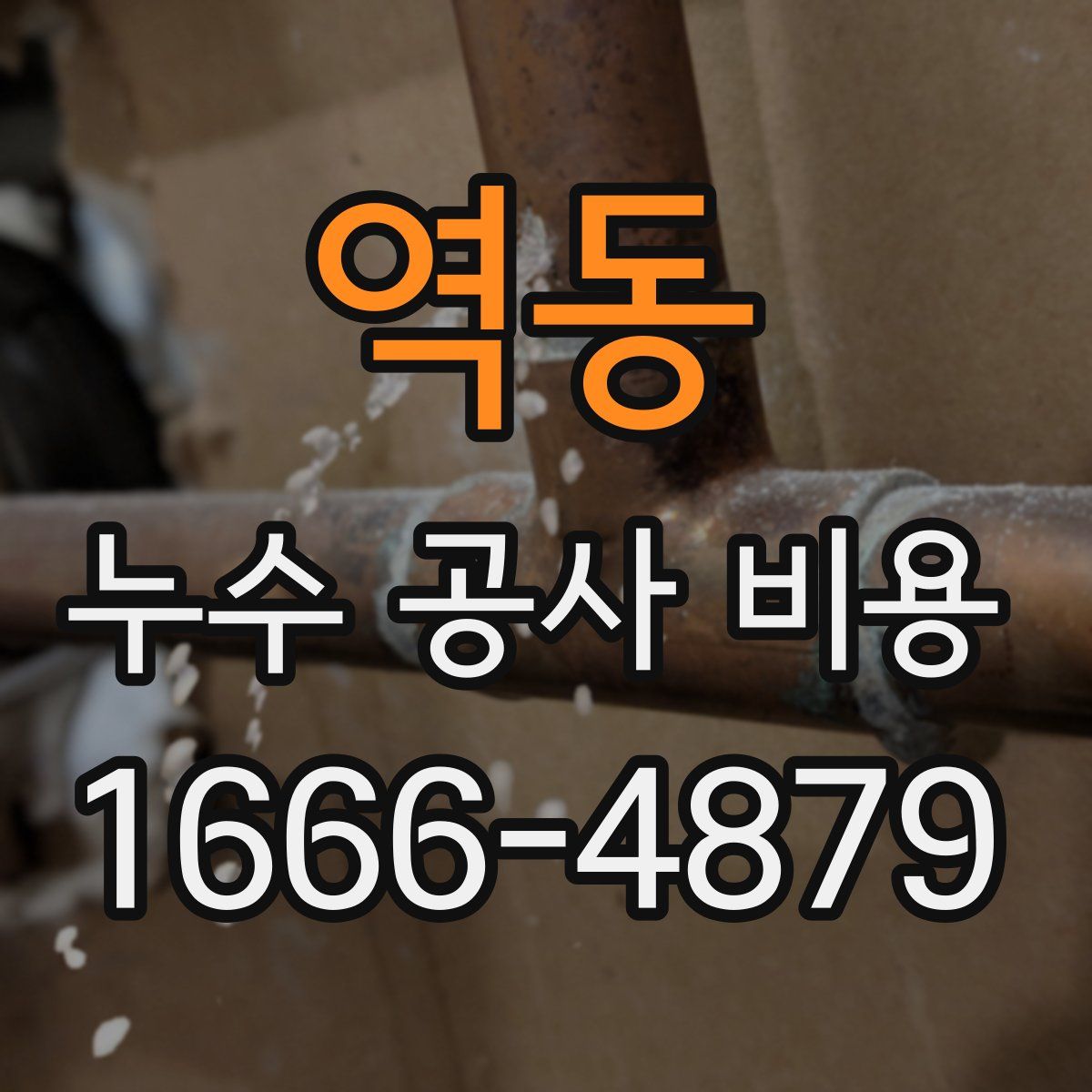 역동 누수 공사 비용