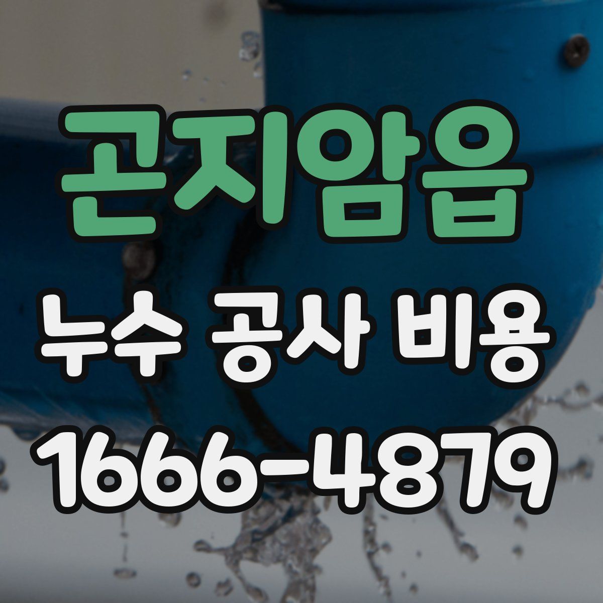 곤지암읍 누수 공사 비용