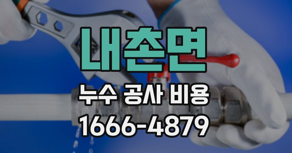 내촌면 누수 공사 비용