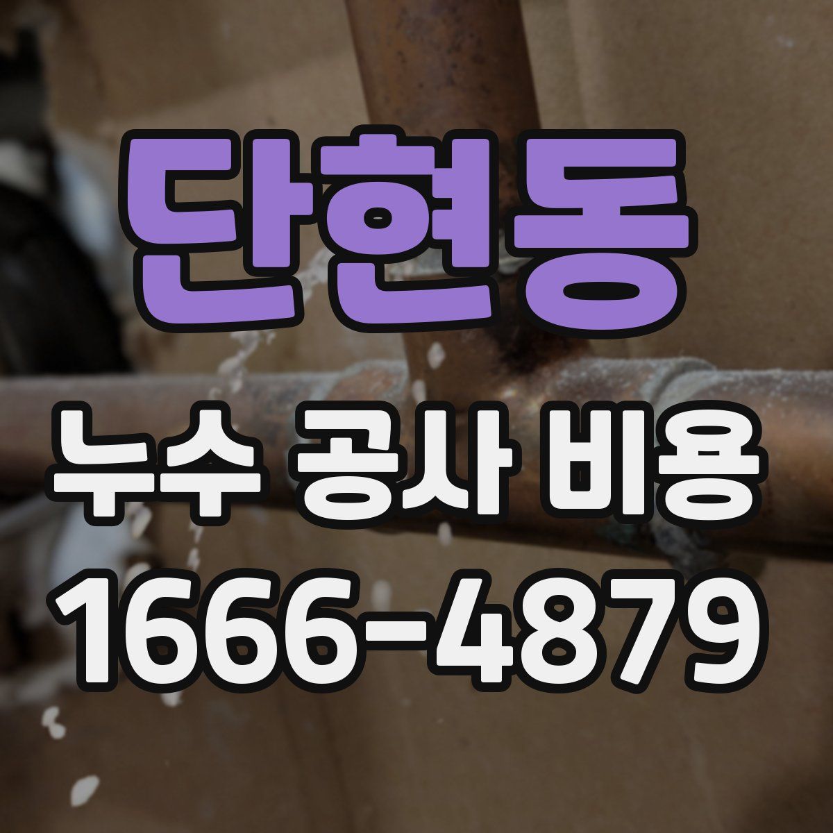 단현동 누수 공사 비용