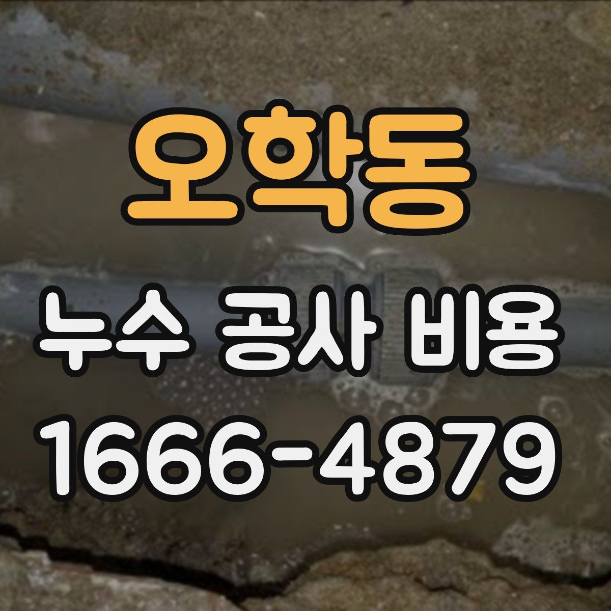오학동 누수 공사 비용