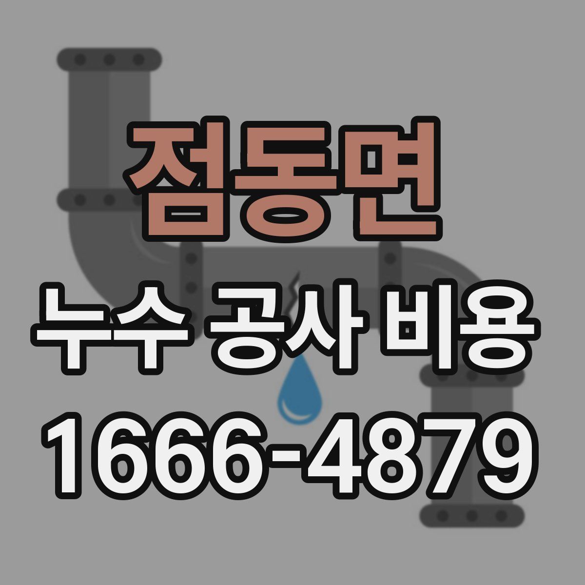 점동면 누수 공사 비용