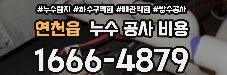 연천읍 누수 공사 비용