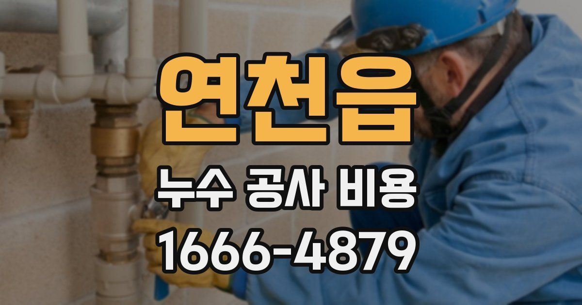 연천읍 누수 공사 비용
