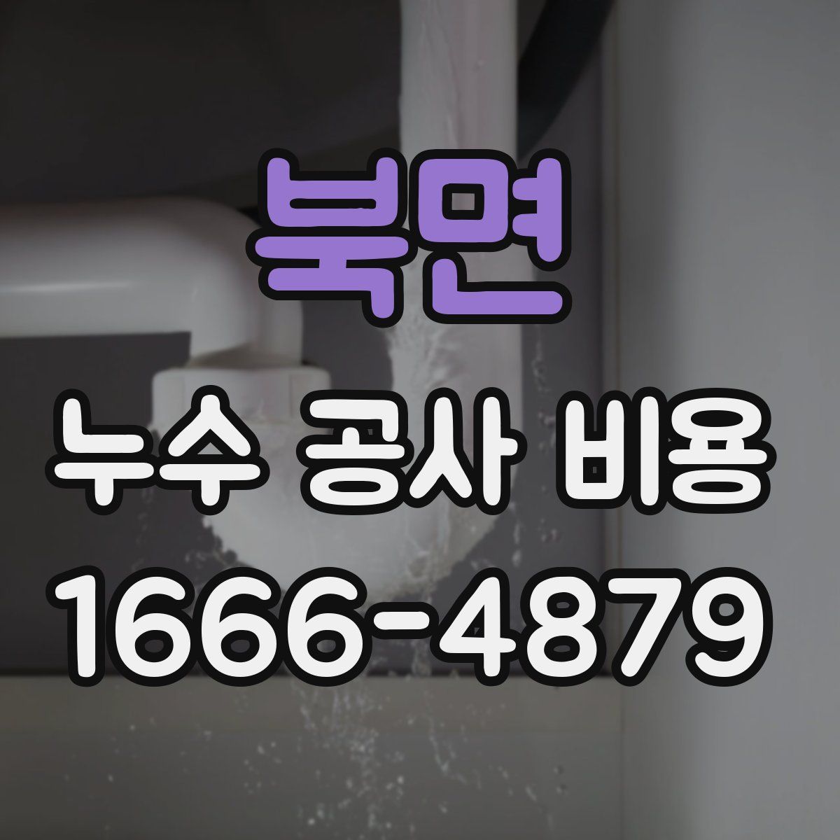 북면 누수 공사 비용