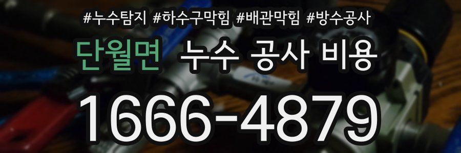 단월면 누수 공사 비용