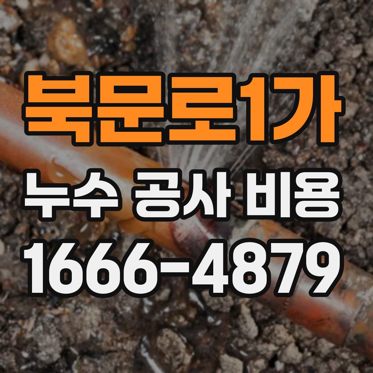 북문로1가 누수 공사 비용