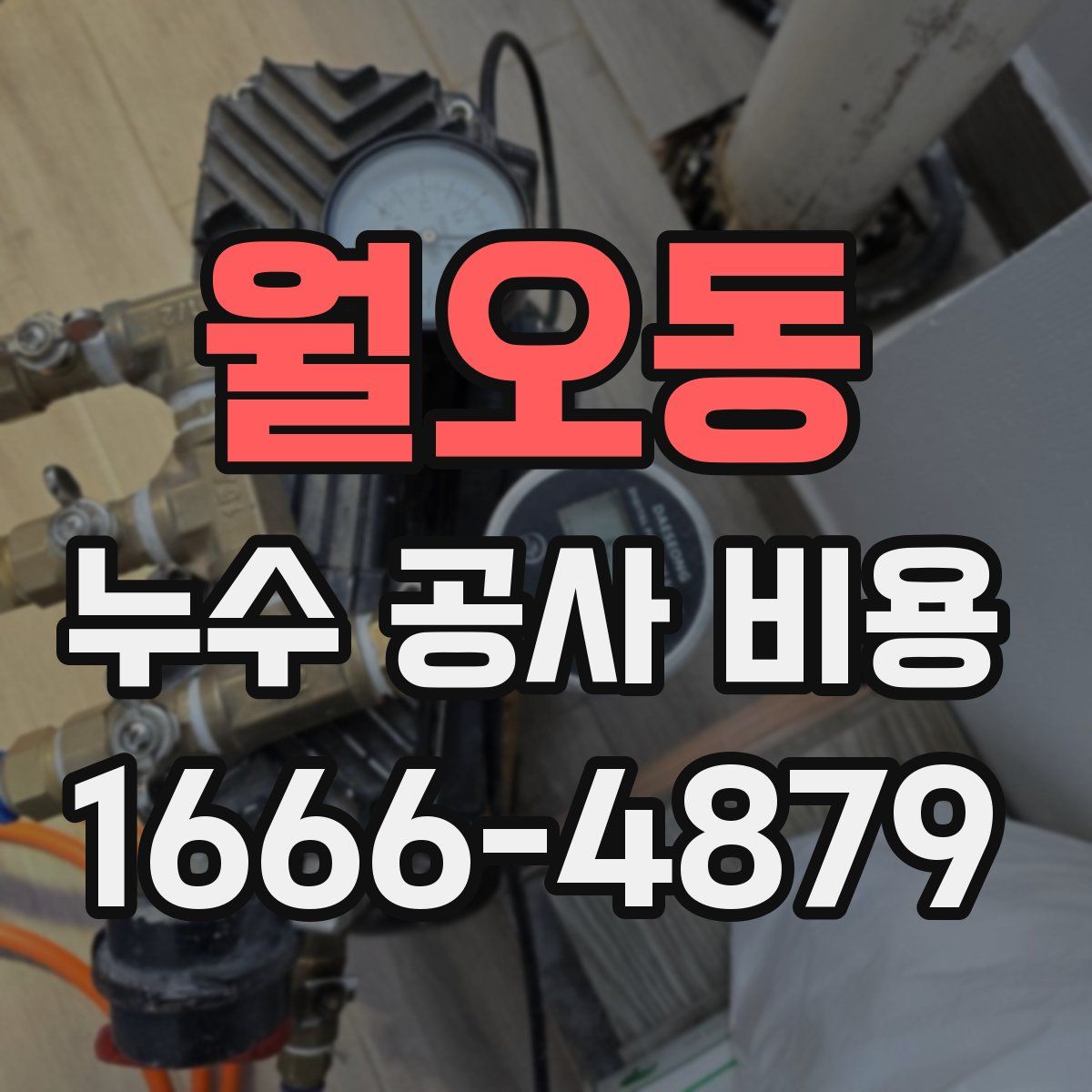 월오동 누수 공사 비용
