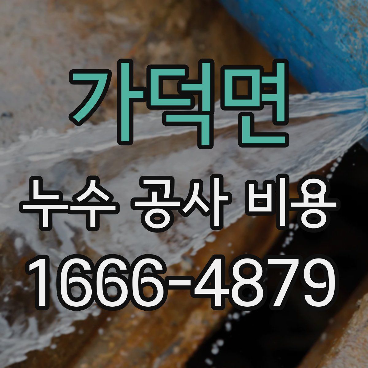 가덕면 누수 공사 비용