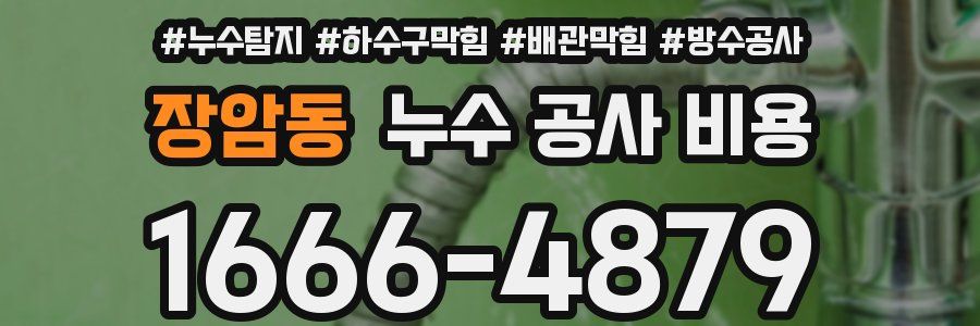 장암동 누수 공사 비용