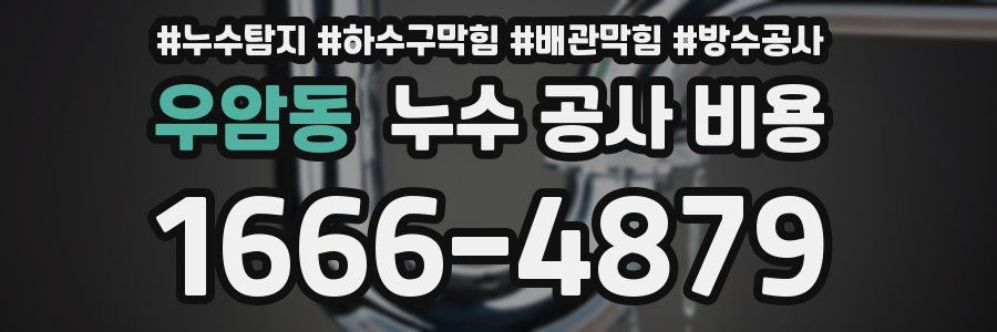 우암동 누수 공사 비용