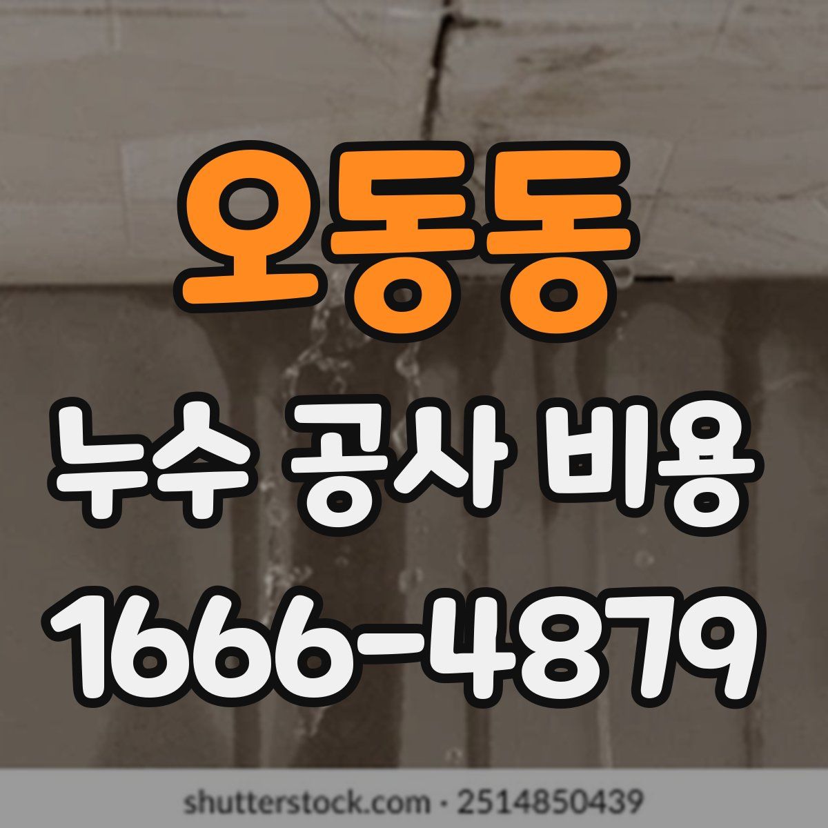 오동동 누수 공사 비용