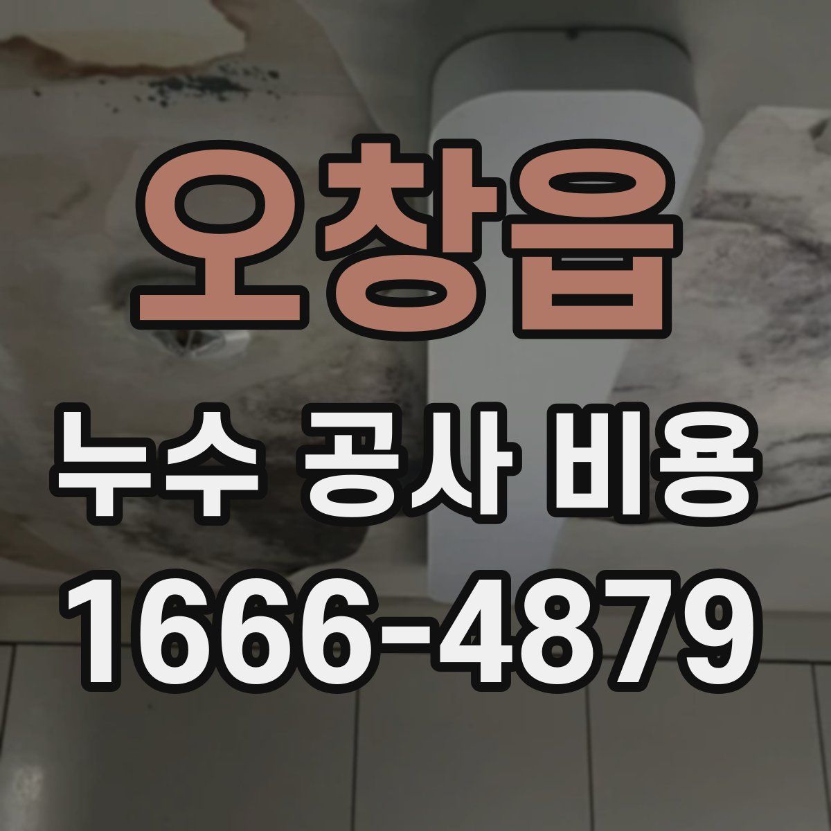 오창읍 누수 공사 비용