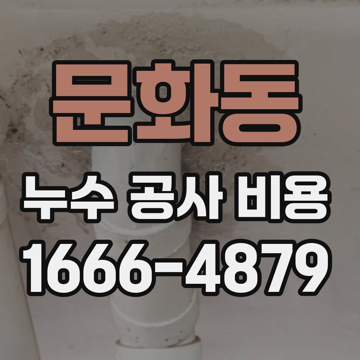 문화동 누수 공사 비용