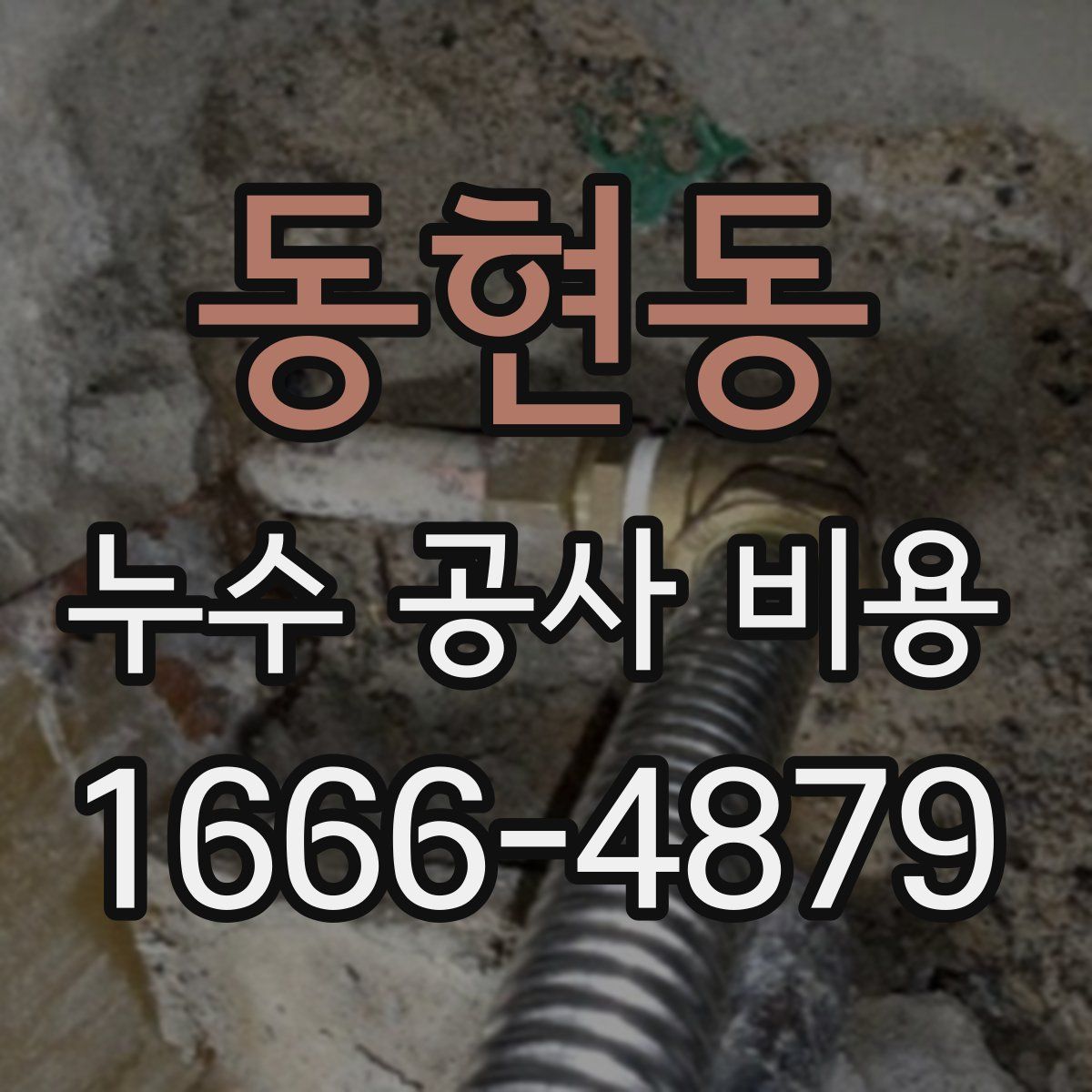동현동 누수 공사 비용