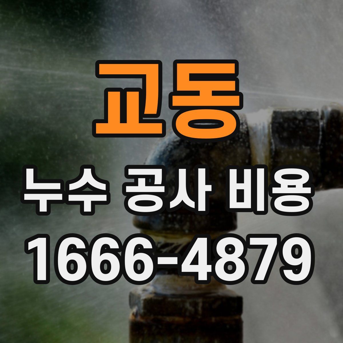 교동 누수 공사 비용