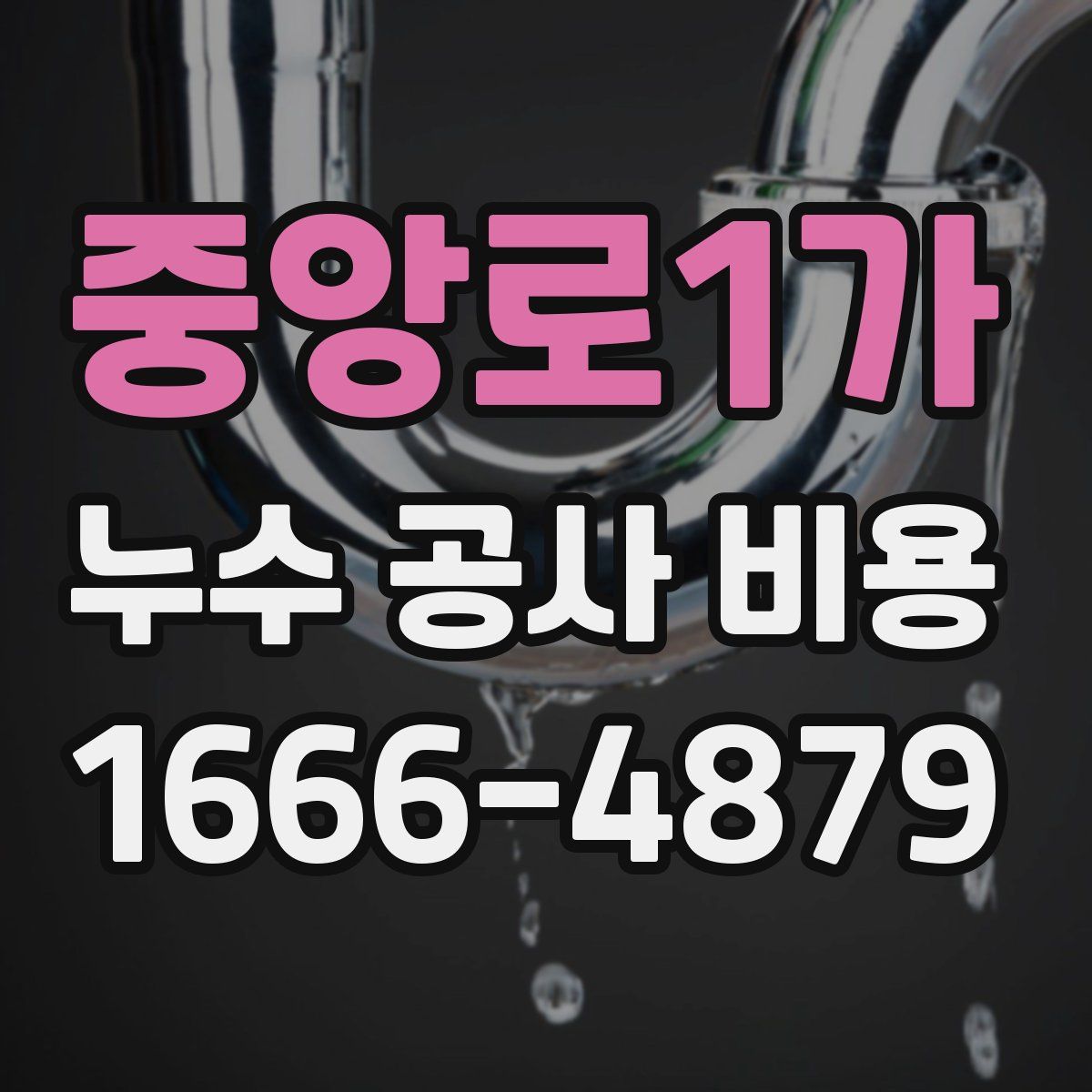 중앙로1가 누수 공사 비용